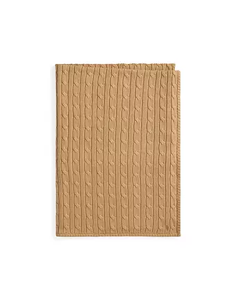 POLO RALPH LAUREN | Couverture en tricot pour bébé | camel